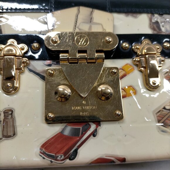 Louis Vuitton LV Shoulder Bag Petite Mar white Vernis mon-1172-091825 - Picture 9 of 16